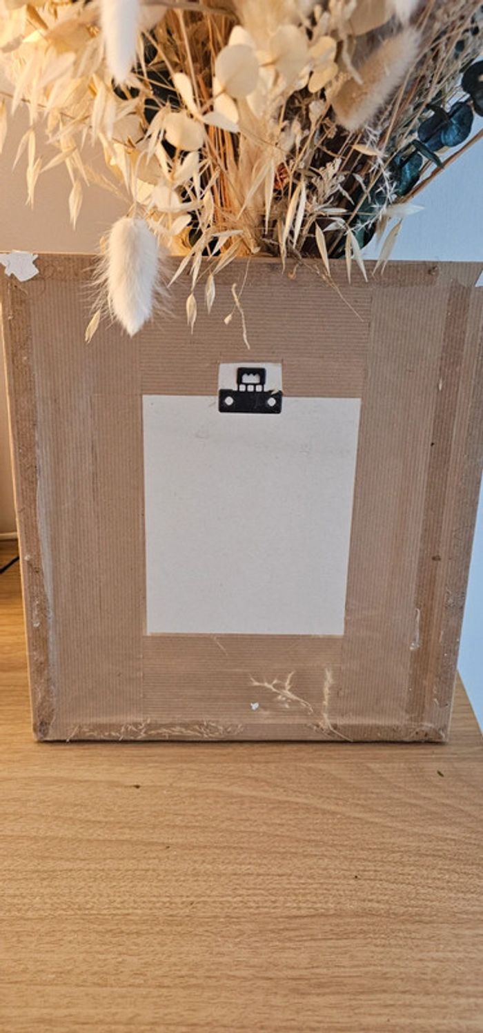 Cadre à fleurs en tissu - photo numéro 2