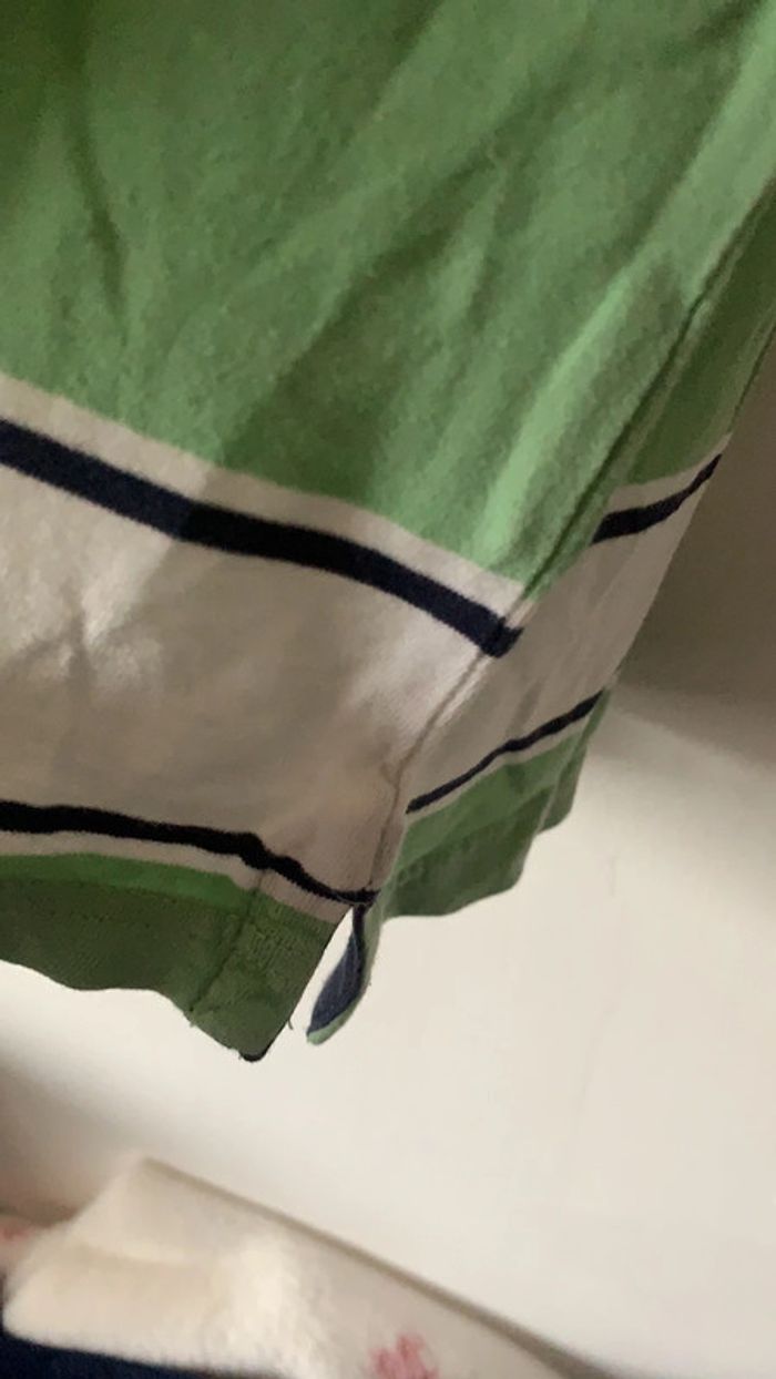 Polo vert blanc 12 ans Pepe Jeans London 1973 - photo numéro 4