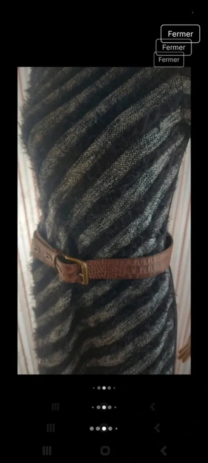 Ceinture Mondi cuir Marron 85cm Germany - photo numéro 3