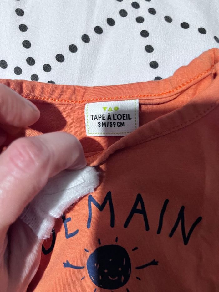 Ensemble tape à l’œil 3mois - photo numéro 3