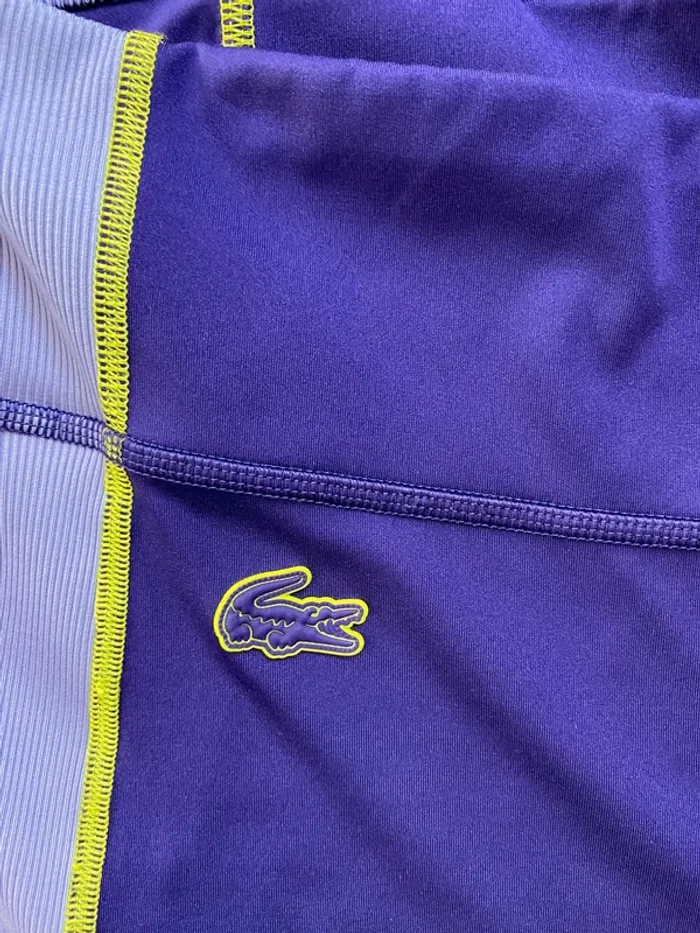 Short cycliste femme Lacoste Taille XL Ultra stylé et performant - photo numéro 3