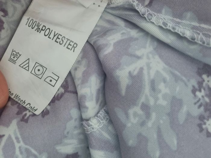 Chemise satiné fluide floral violette Shein - photo numéro 15