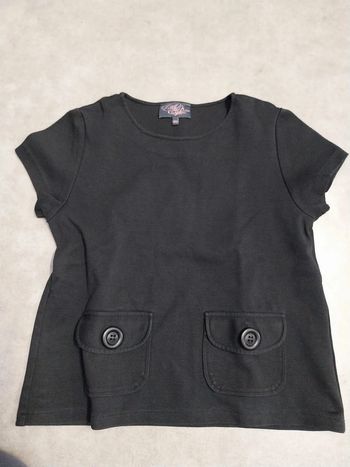 haut tunique fille 12 ans little miss captain