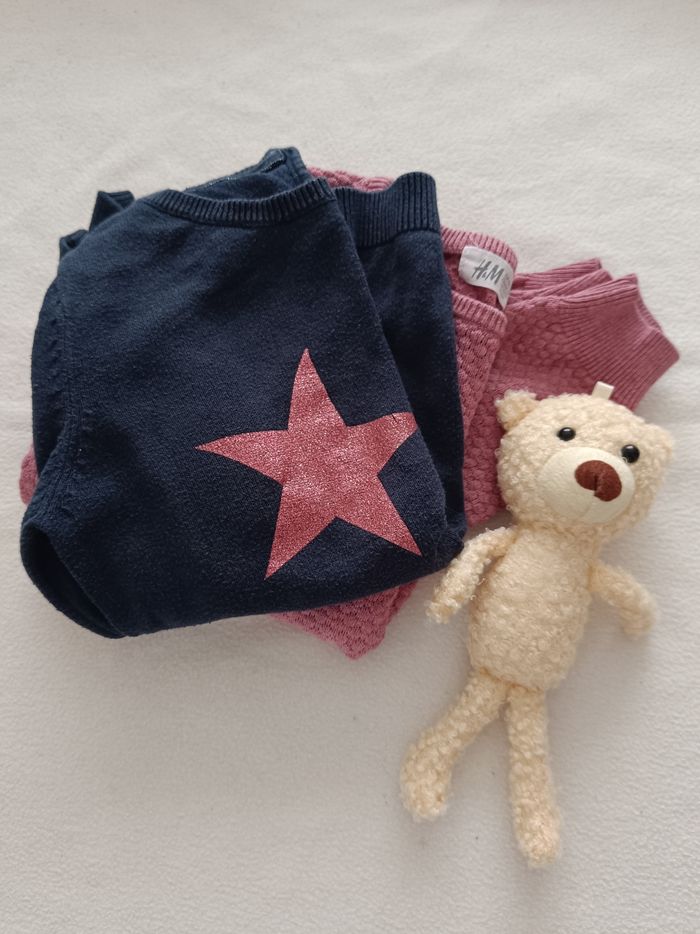🌸 Deux pulls légers - taille 5-6 ans 🌸