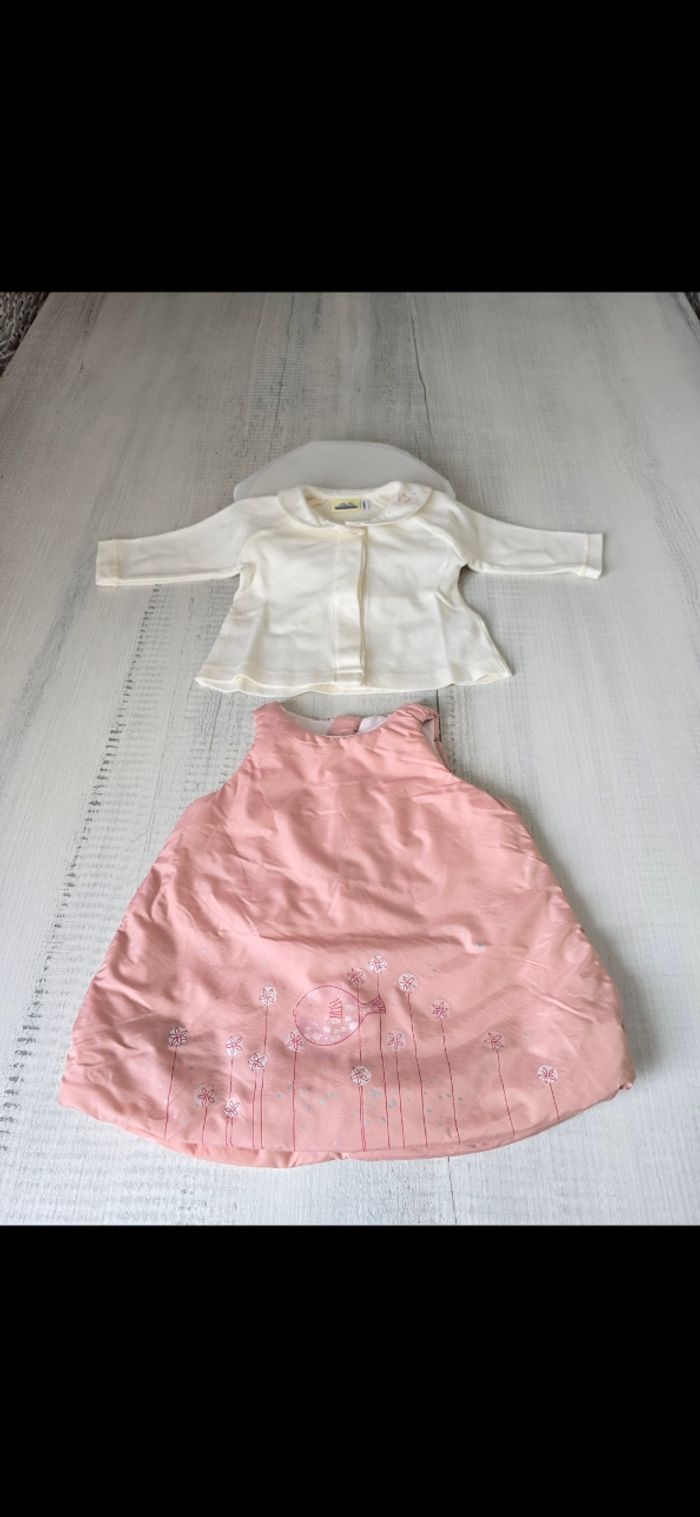 Robe et haut bébé 3 mois