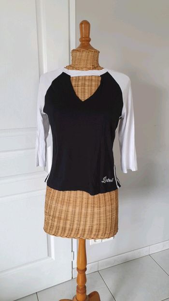 T-shirt manches 3/4 femme ado S chelo3