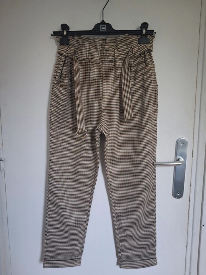 Pantalon avec ceinture fille 12 ans