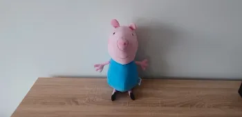 Peluche George Pig, environ 50 cm de hauteur, propre et en très bon état.