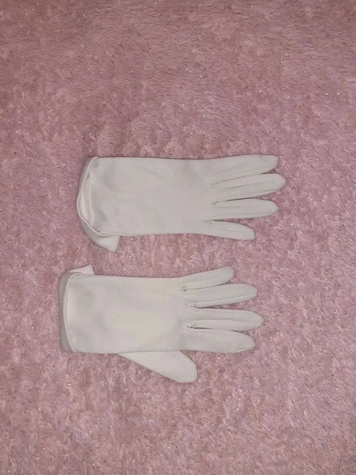 Gants de cérémonie enfants vintage - photo numéro 2