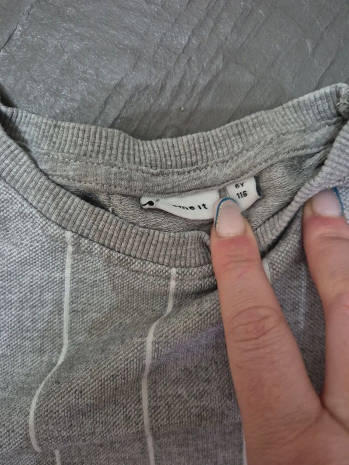 Pull gris - photo numéro 2