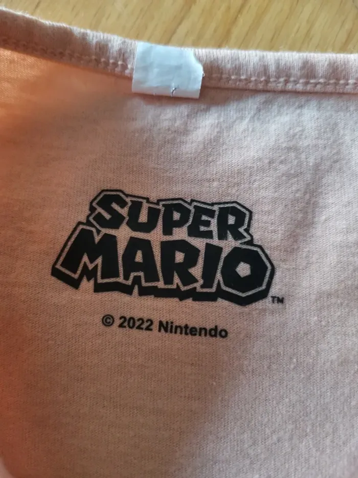 T-shirt ML fille 10 ans Kiabi Super Mario - photo numéro 4