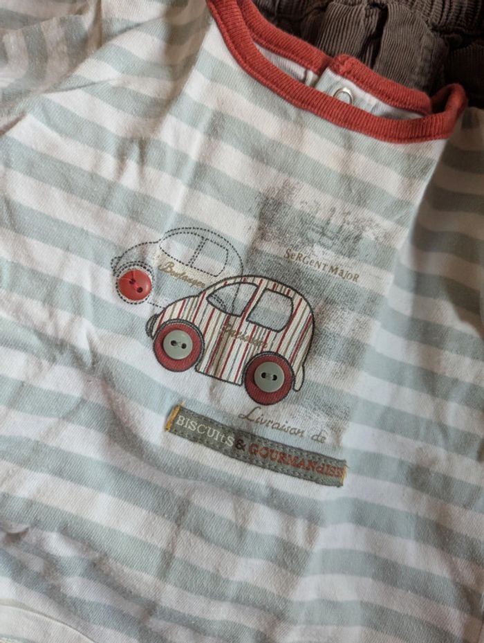 Ensemble Sergent Major Pantalon et t-shirt 9 mois - photo numéro 4