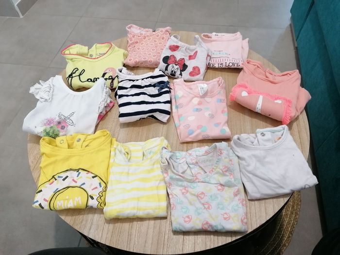 Lot t-shirt 6 mois