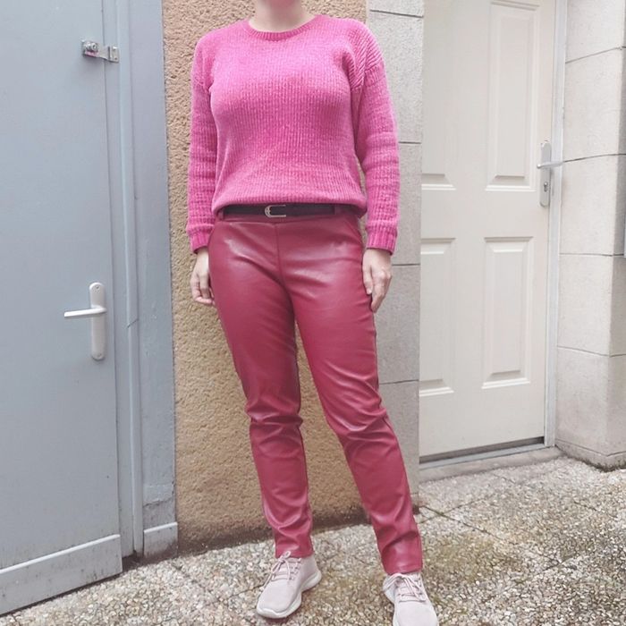 Pantalon simili fourré L petit XL