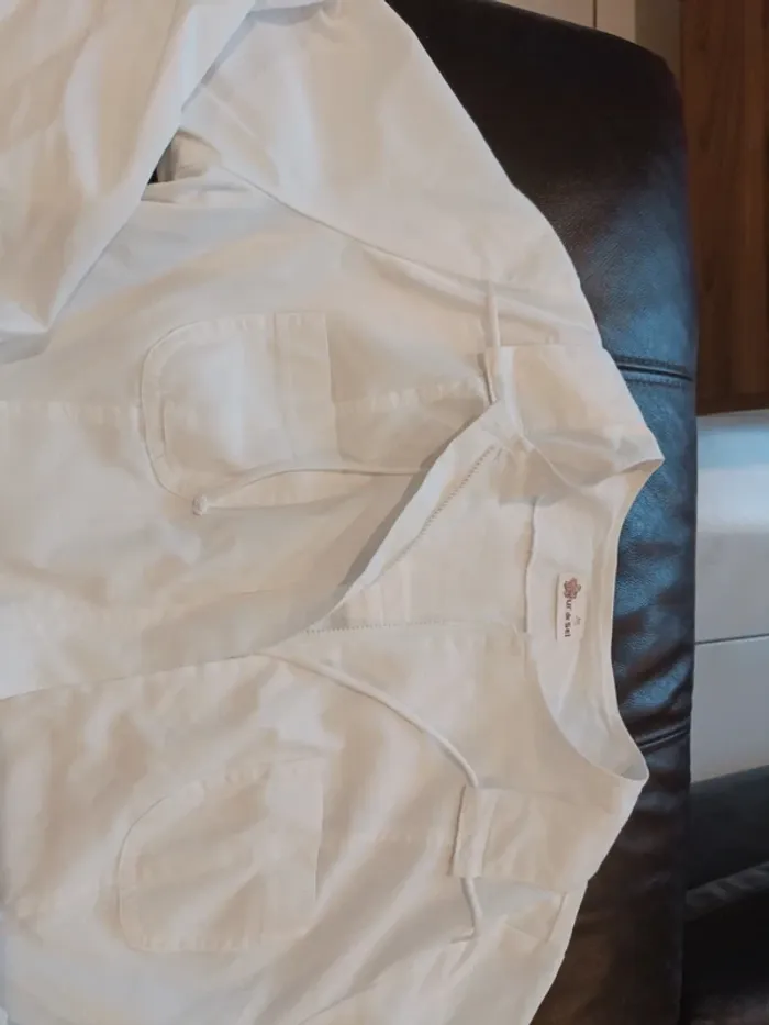 Veste blanche 38 fleur de sel - photo numéro 2