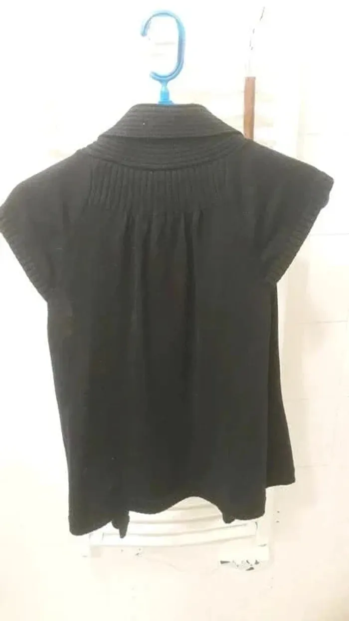 Gilet manches courtes col cheminée taille L / 40 - photo numéro 2