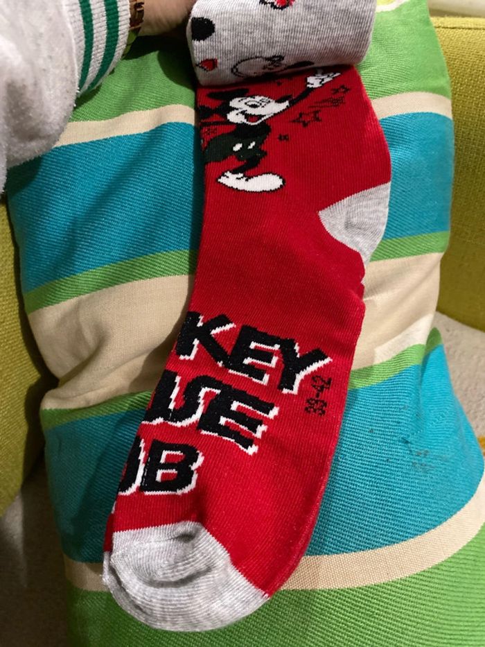 Paires de chaussettes Minnie/Mickey - photo numéro 3