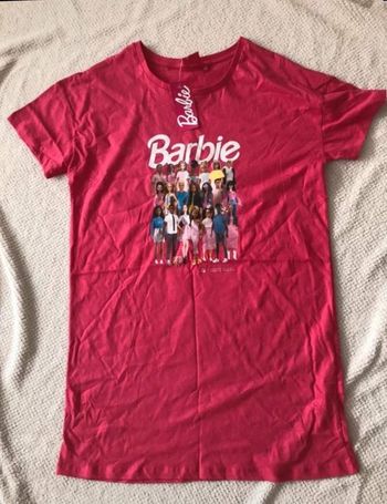 Robe t  shirt oversize barbi  neuf
