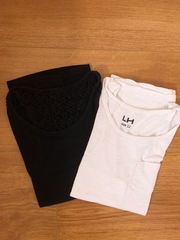 Lot de 2 débardeurs fille 12 ans