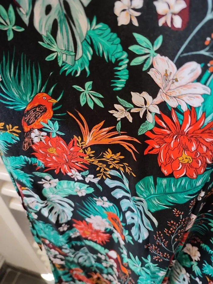 Pantalon palazzo fleuri s/m - photo numéro 7