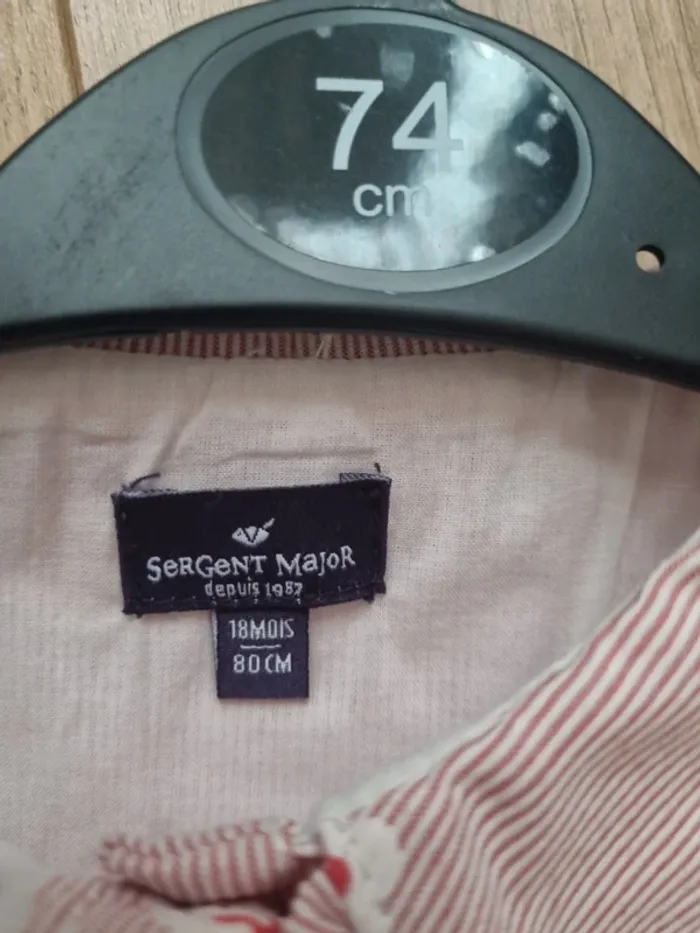 Robe sergent major 18mois - photo numéro 2