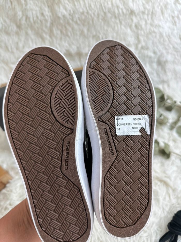 Paire de basket Converse coloris noir taille 31 - photo numéro 5