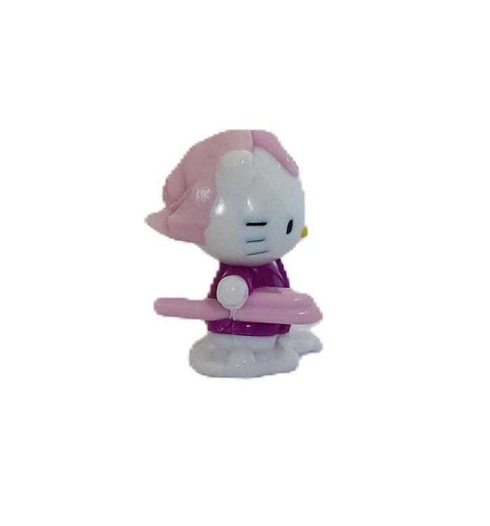 Figurine. Kinder. Hello Kitty salle de bain avec miroir Ff326c. Avec Bpz. Collection 2017 / 2018 - photo numéro 4