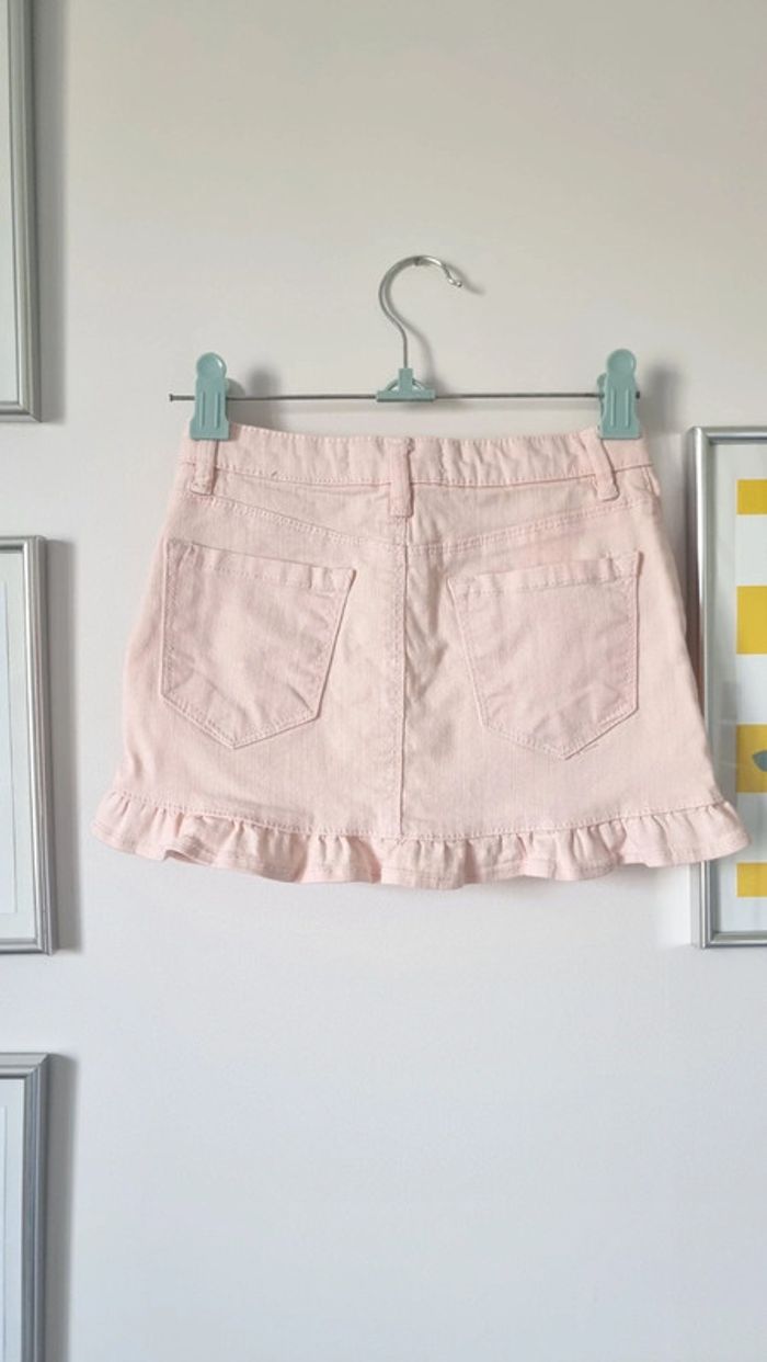 Ensemble jupe rose et polo, t-shirt blanc lefties 4-5ans - photo numéro 4