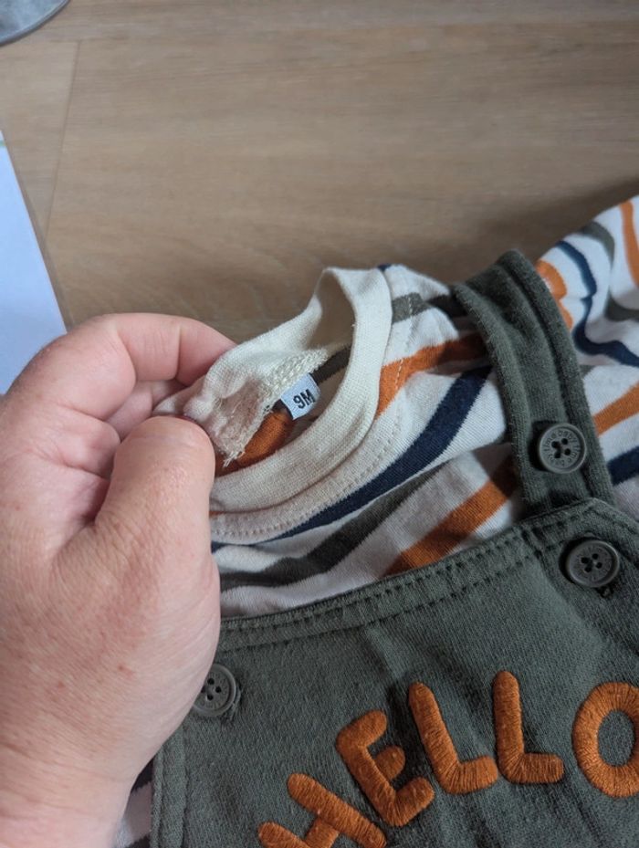 Ensemble salopette et t-shirt manches longues - photo numéro 3