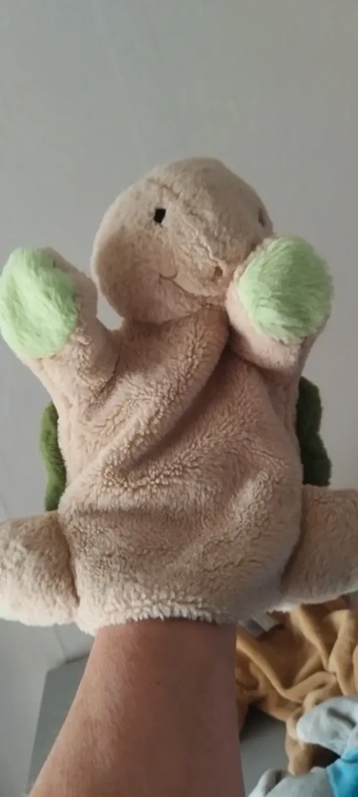 Lot de 3 peluches marionnettes. - photo numéro 2