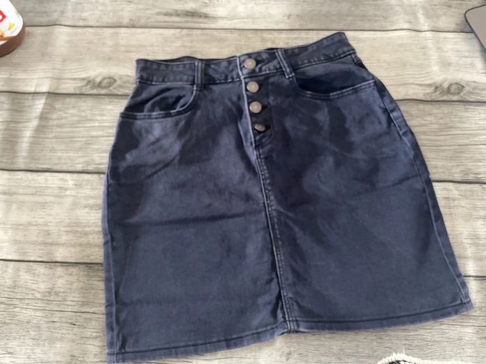 Jupe bleue jeans Kiabi Taille 36