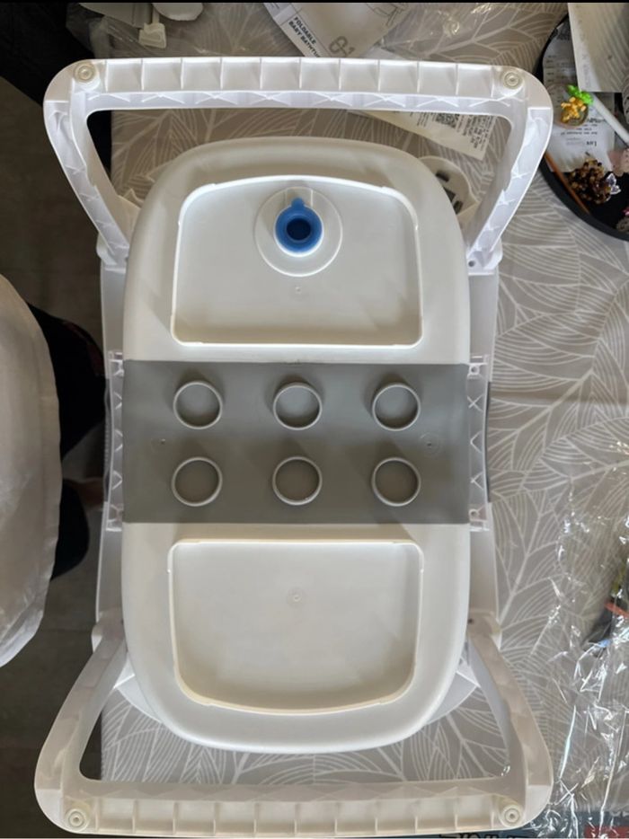 🛁 Baignoire pliable pour bébé avec coussin - photo numéro 5