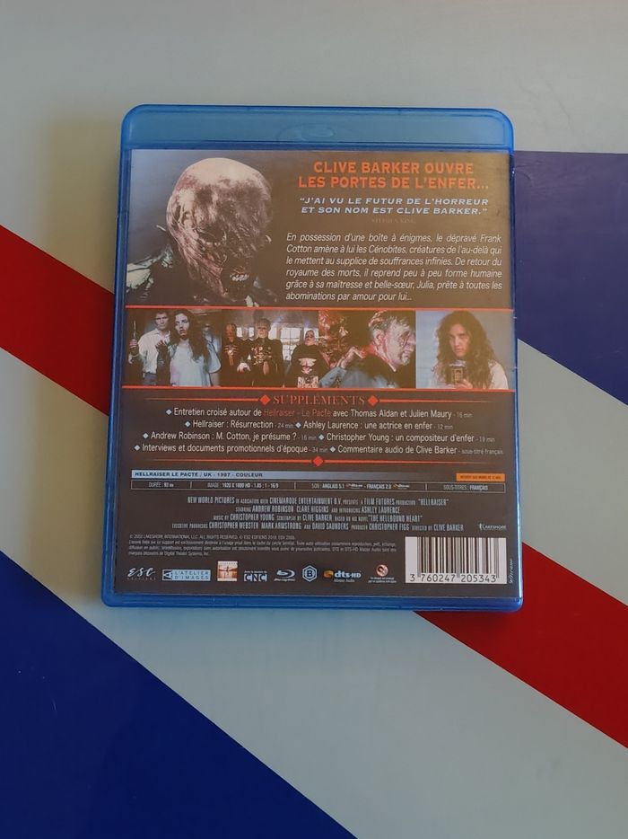 Blu Ray Hellraiser : Le Pacte (Clare Higgins, Clive Barker, Horreur, Culte) - photo numéro 2
