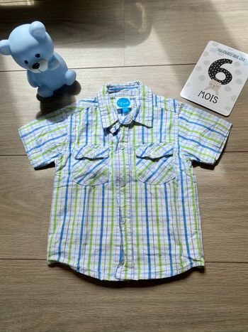 Chemise manche courte 6 mois