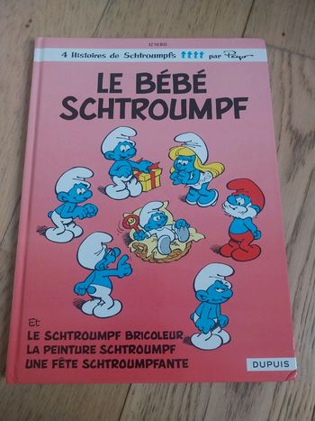 BD le bébé schtroumpf (4 histoires en BD)