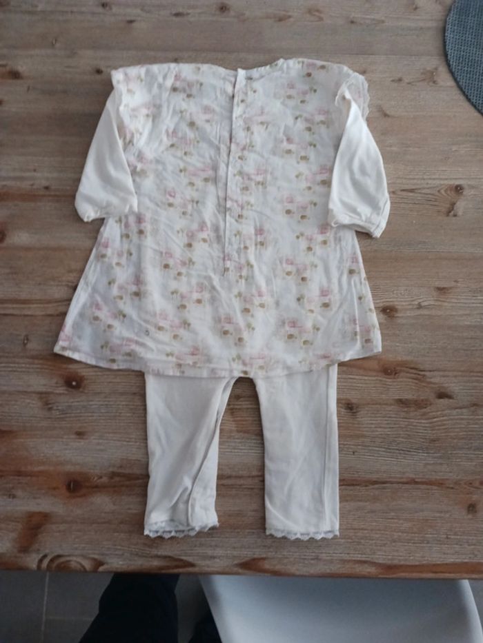 Combinaison robe été fille 12 mois Kitchoun - photo numéro 2