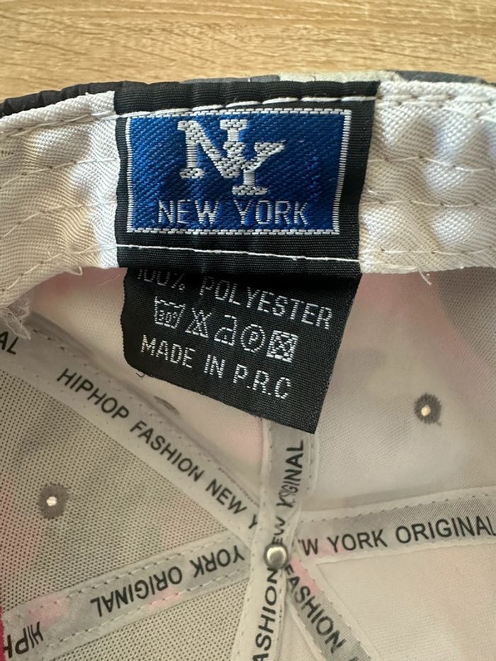 Casquette grise et rose New York - photo numéro 5
