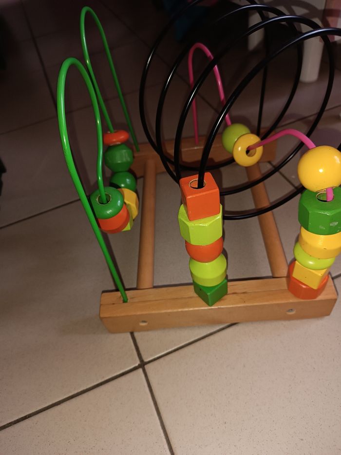 Jeux en bois ikea boules - photo numéro 2