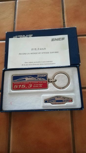 Porte clef record sncf