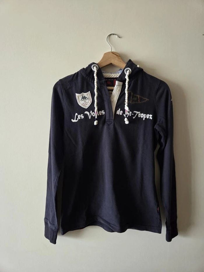 sweat à capuche Robe di Kappa noir taille S - photo numéro 2