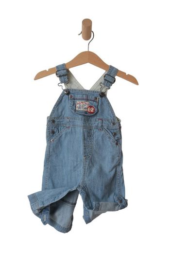 Salopette d'été en jean bleu clair fin - Sergent Major 3 mois (60cm)