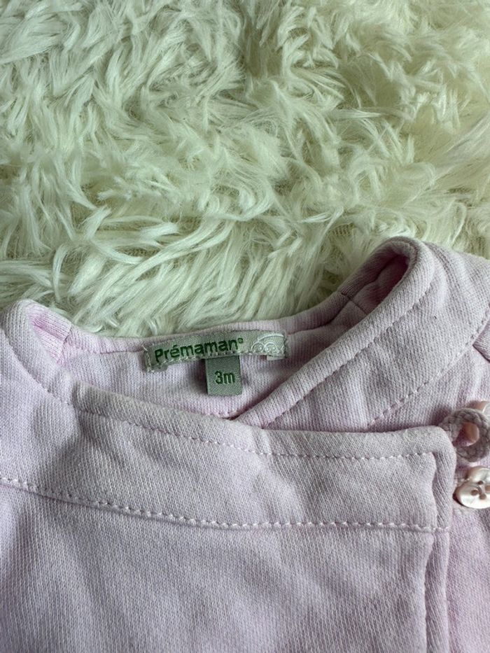 Gilet / brassière rose premaman taille 3 mois - photo numéro 3