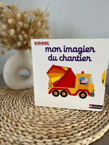 Livre mon imagier du chantier kididoc