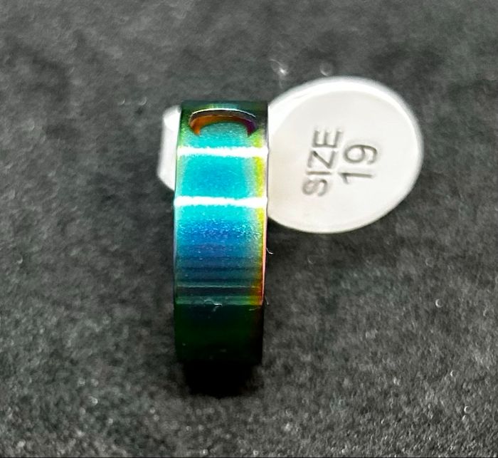 Bague lune multicolore - photo numéro 3