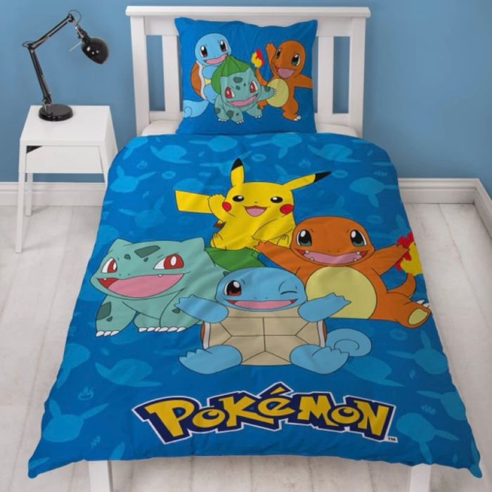 Housse de couette + Taie Pikachu - Pokémon - NEUF
