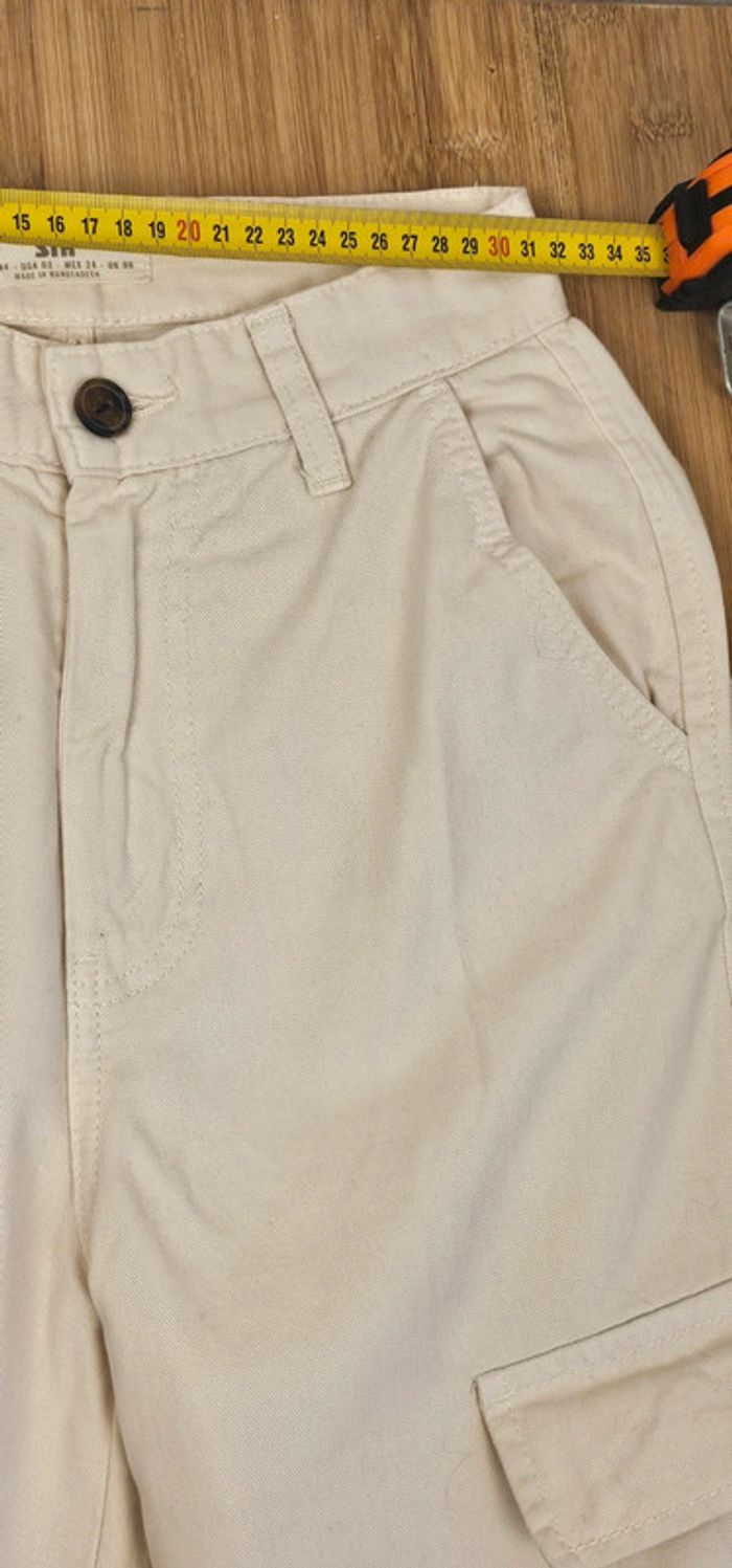 Pantalon stradivarius blanc T:34 - photo numéro 5