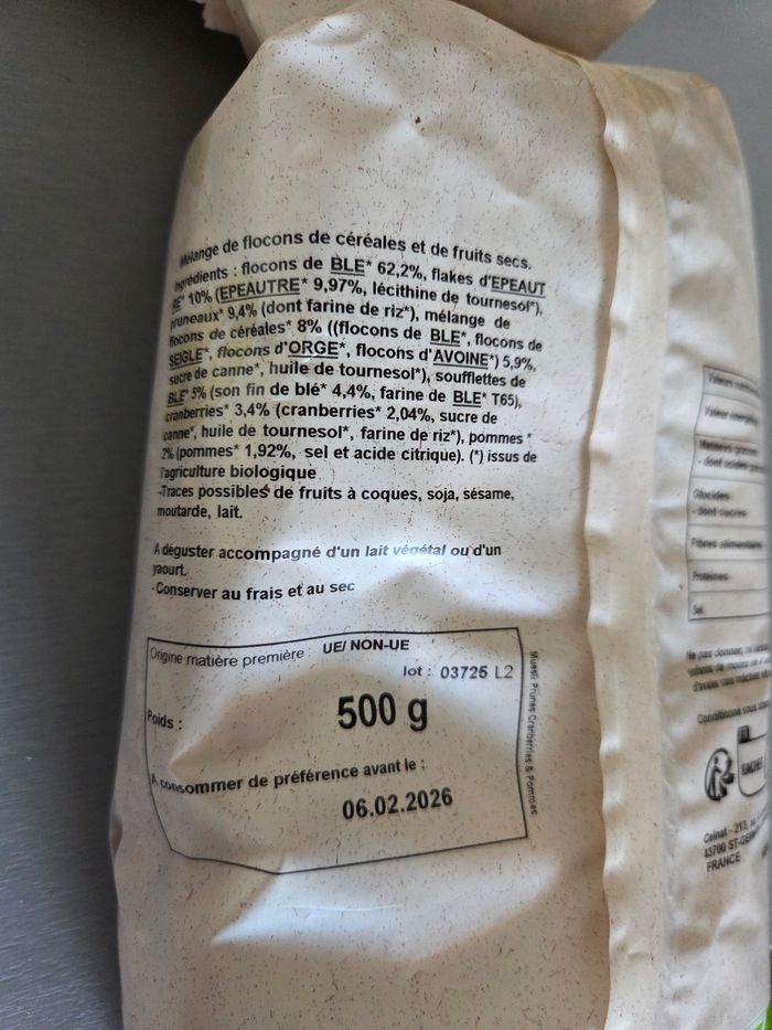 Céréales Muesli - photo numéro 2