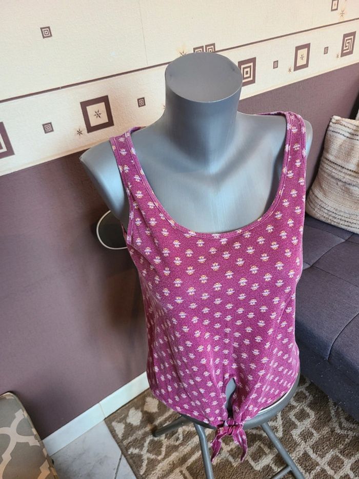 Debardeur court noué ventre 38 - photo numéro 3