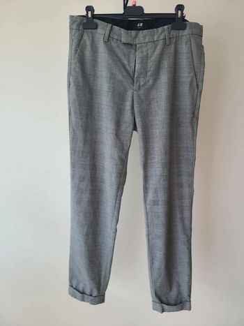 Pantalon à carreaux gris • taille 38/40 • H&M