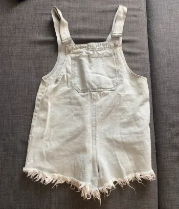 Salopette short en jean